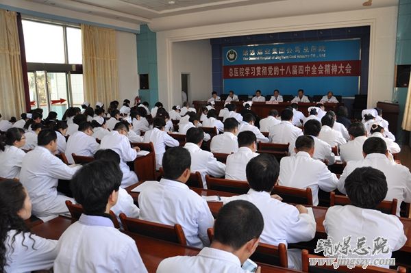 总医院召开学习贯彻党的十八届四中全会精神大会