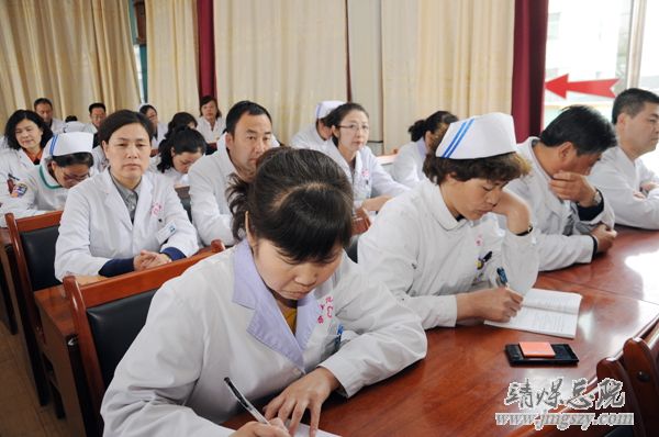 靖煤集团公司形势任务报告会在总医院召开